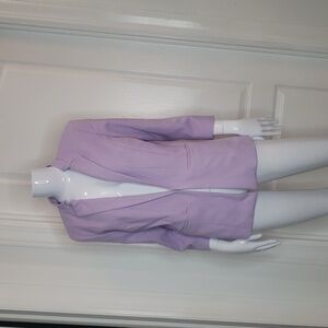 White House Black Market Pastel Purple Blazer Size 14 NWT